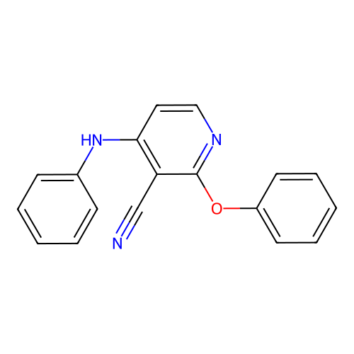2-Phenoxy-4-(phenylamino)pyridine-3-carbonitrile structure