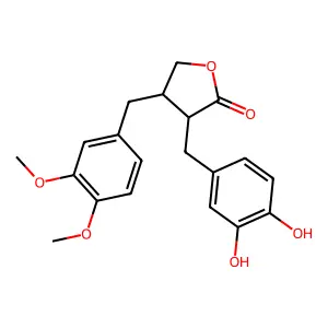 3'-O-Demethylarctigenin structure
