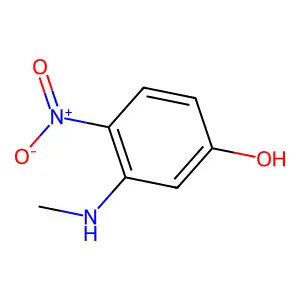 Phenol, 3-(methylamino)-4-nitro- structure