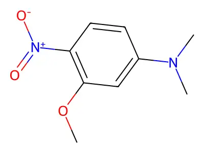 3-methoxy-N,N-dimethyl-4-nitroaniline structure