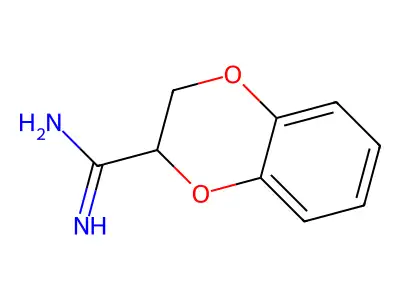 2,3-Dihydro-1,4-benzodioxine-2-carboximidamide structure