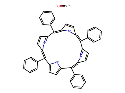 5,10,15,20-Tetraphenyl-21H,23H-porphine vanadium(IV) oxide structure