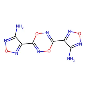 1,2,5-Oxadiazol-3-amine, 4,4'-(1,4,2,5-dioxadiazine-3,6-diyl)bis- structure