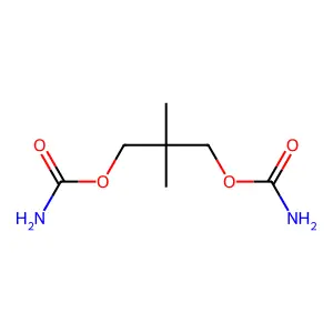 1,3-Propanediol, 2,2-dimethyl-, dicarbamate structure