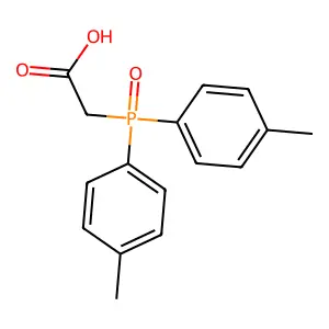 2-(Di-p-tolylphosphoryl)acetic acid structure