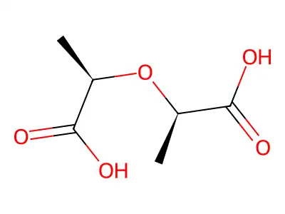 2-(1-Carboxyethoxy)propanoic acid structure