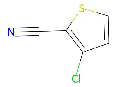 3-Chloro-2-cyanothiophene structure