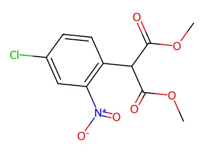 Dimethyl 2-(4-chloro-2-nitrophenyl)malonate structure