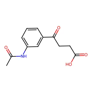 4-(3-Acetamidophenyl)-4-oxobutanoic acid structure
