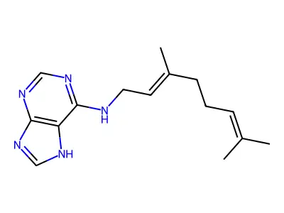 Geranylaminopurine structure