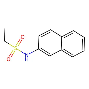 N-naphthalen-2-ylethanesulfonamide structure