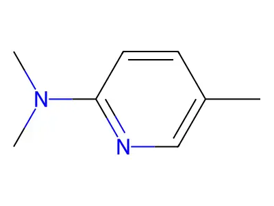N,N,5-trimethylpyridin-2-amine structure