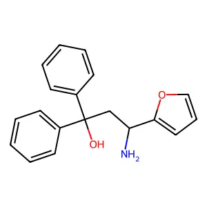 3-Amino-3-(furan-2-yl)-1,1-diphenylpropan-1-ol structure