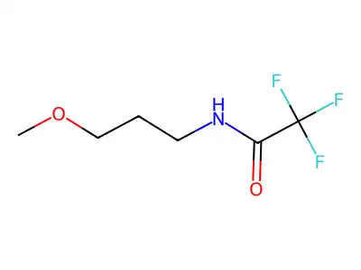 2,2,2-trifluoro-N-(3-methoxypropyl)acetamide structure