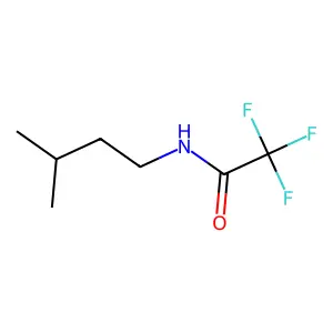 2,2,2-Trifluoro-N-isopentylacetamide structure