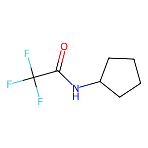 N-Cyclopentyl-2,2,2-trifluoroacetamide structure