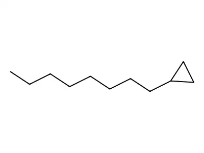 Cyclopropane, octyl- structure