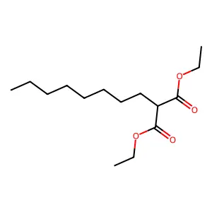 Diethyl octylmalonate structure