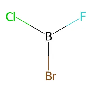 Bromochlorofluoroborane structure