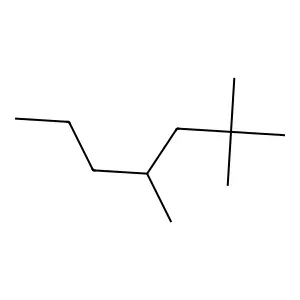 2,2,4-三甲基庚烷 structure