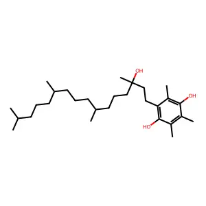 alpha-Tocopherol hydroquinone structure