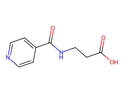3-(Pyridin-4-ylformamido)propanoic acid structure
