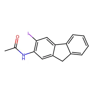 N-(3-碘-2-芴基)乙酰胺 structure