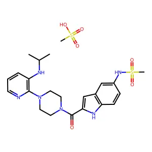 Delavirdine Mesylate structure