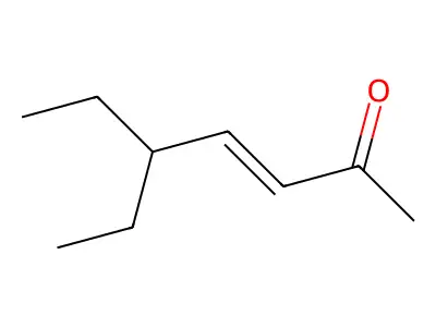 5-Ethylhept-3-en-2-one structure