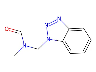 N-(1H-1,2,3-Benzotriazol-1-ylmethyl)-N-methylformamide structure