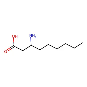 3R-aminononanoic acid structure
