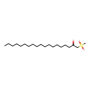 1-(Methanesulfonyl)nonadecan-2-one structure