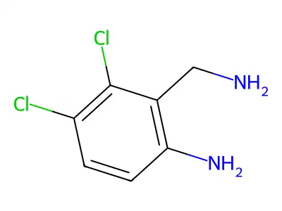 2-(Aminomethyl)-3,4-dichloroaniline structure