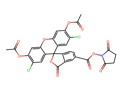 5-Carboxy-2',7'-dichlorofluorescein DA structure