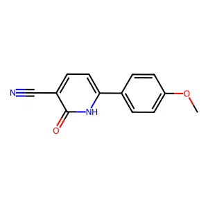 6-(4-Methoxyphenyl)-2-oxo-1,2-dihydropyridine-3-carbonitrile structure