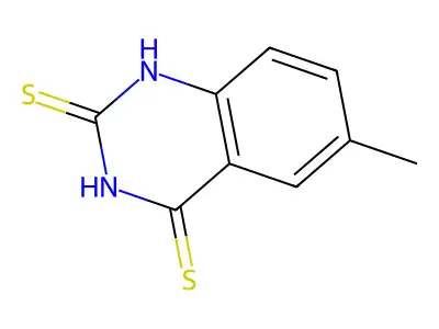 6-methylquinazoline-2,4(1H,3H)-dithione structure