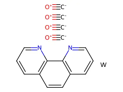 Carbon monoxide;1,10-phenanthroline;tungsten structure