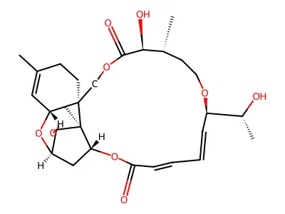 Roridin A structure