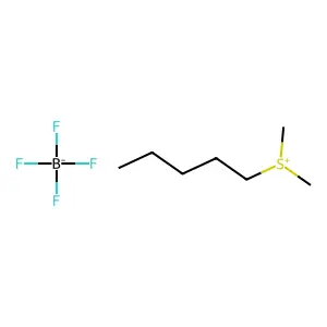 Sulfonium, dimethylpentyl-, tetrafluoroborate(1-) structure