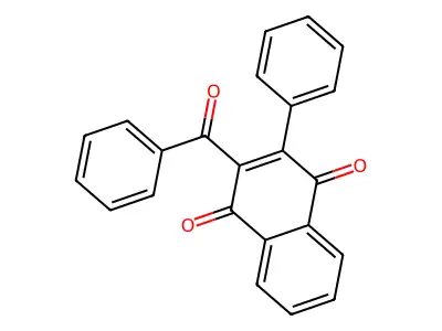 2-Benzoyl-3-phenyl-1,4-naphthoquinone structure
