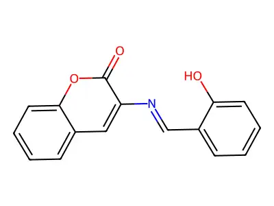 N-Salicylidene-3-aminocoumarin structure