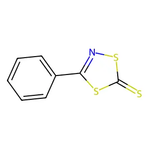 3-Phenyl-1,4,2-dithiazole-5-thione structure