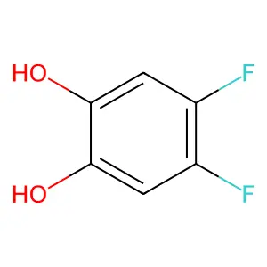 4,5-Difluorobenzene-1,2-diol structure