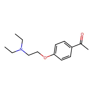 1-(4-(2-(Diethylamino)ethoxy)phenyl)ethanone structure