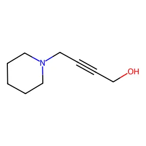 2-Butyn-1-ol, 4-(1-piperidinyl)- structure