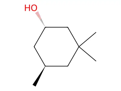 Cyclohexanol, 3,3,5-trimethyl-, trans- structure