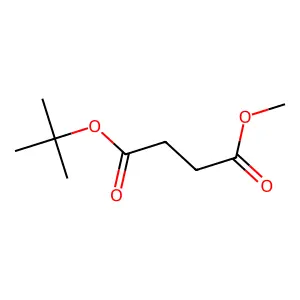 Butanedioc acid tert-butyl methyl ester structure