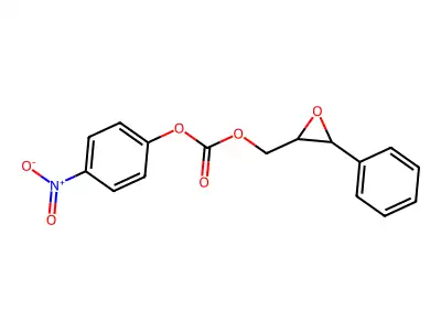 (4-nitrophenyl) (3-phenyloxiran-2-yl)methyl Carbonate structure