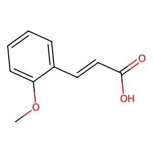 2-Methoxycinnamic acid, (Z)- structure