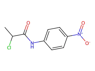 2-chloro-N-(4-nitrophenyl)propanamide structure